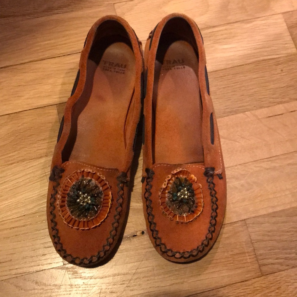 Frau Italian suede moccasins